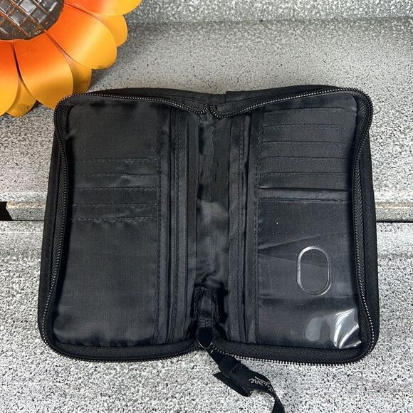 Thirty-One Organizing Shoulder Bag  Purse & Wallet Set Black Parision Pop - Picture 11 of 11